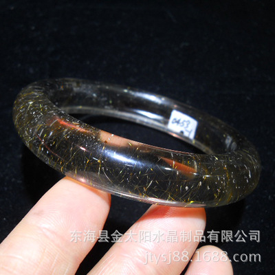 東海金發(fā)晶手鐲 天然能量與匠心工藝的完美融合