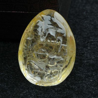 匠心雕琢·福運(yùn)隨身——探秘東海縣溫泉鎮(zhèn)福晶祥水晶制品廠【發(fā)晶手雕如意掛墜 編號28178】